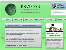 Tablet Screenshot of envisionins.com